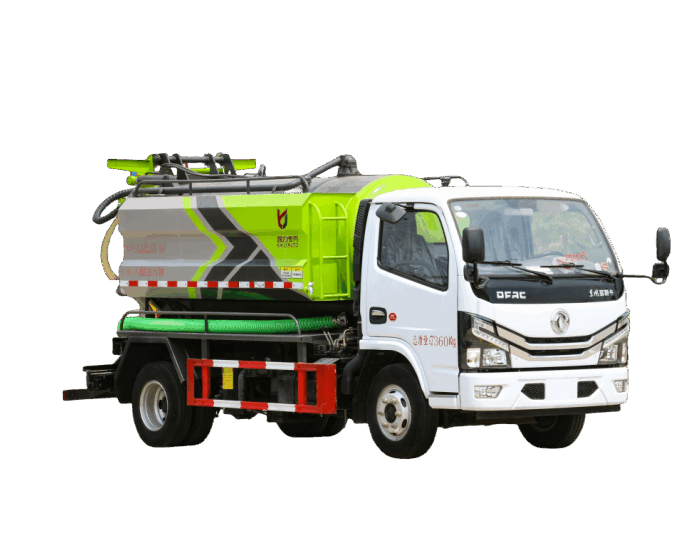 Dongfeng 4m³ Sewer Cleaning Truck