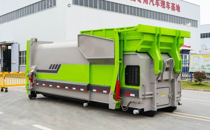 18m³ mobile compression garbage station