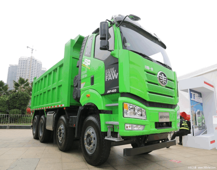 FAW J6P 8×4 dump truck