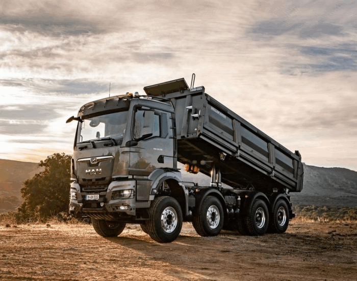 MAN (TGS) 8×4 dump truck