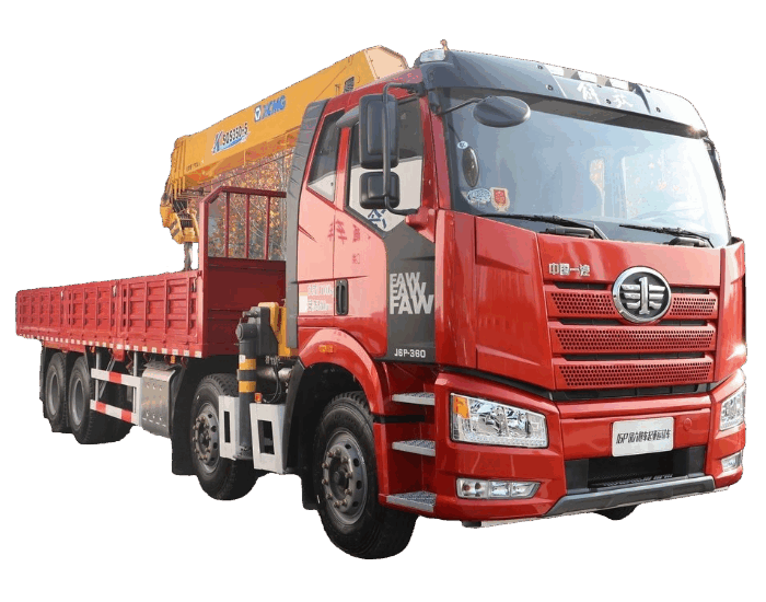 FAW J6P 8X4  Loader Crane