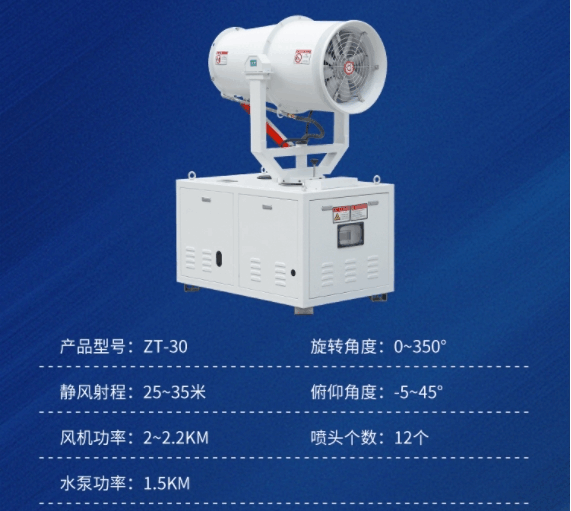 ZT-30 gasoline generator set fog cannon