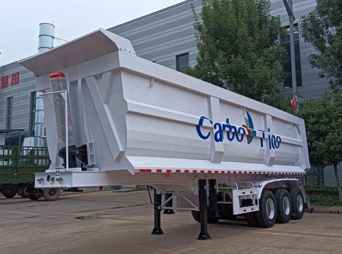 Rounded Rear Tiping Semi Trailer