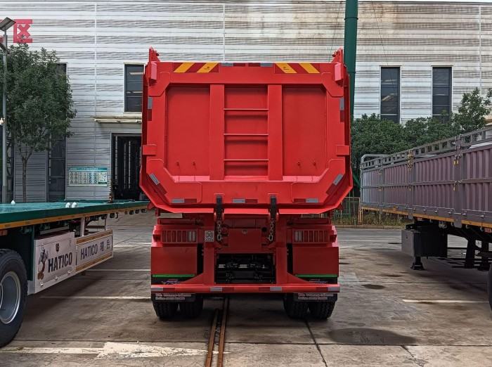 Rounded Rear Tiping Semi Trailer