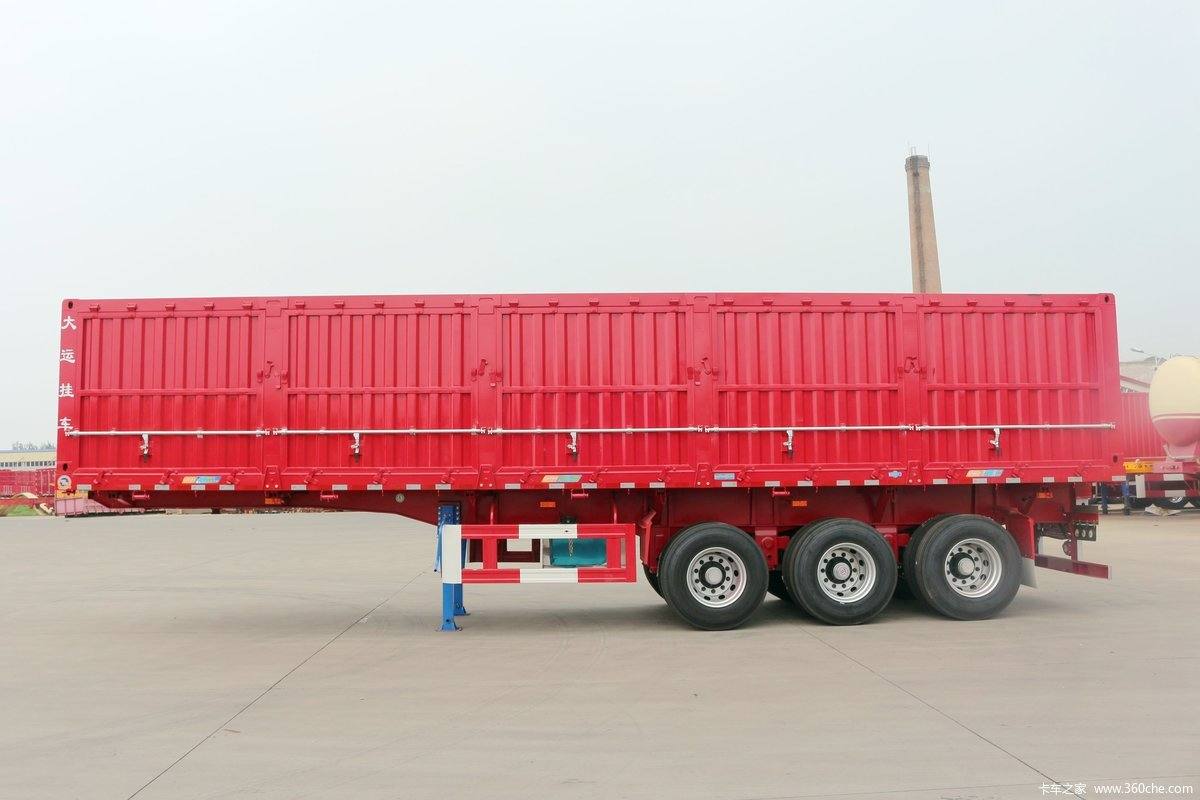 Side dump semi-trailer