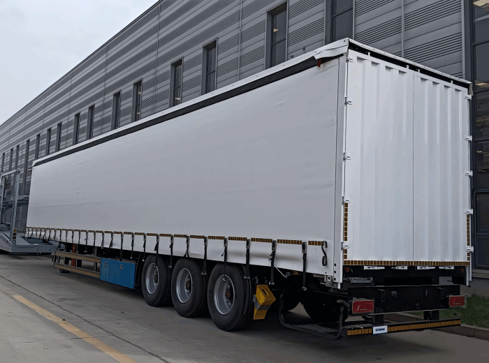 Curtain Side Semi Trailer