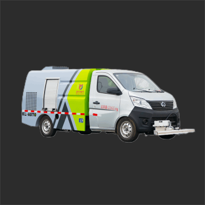 Road maintenance and cleaning truck