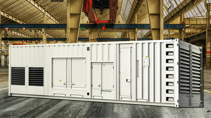 Cummins 1350kw containerized diesel generator set