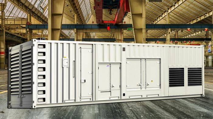 Cummins 1350kw containerized diesel generator set
