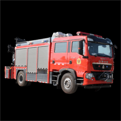 Sinotruk HOWO 4X2 emergency rescue fire truck