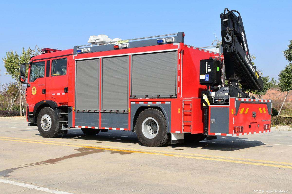 Sinotruk HOWO 4X2 emergency rescue fire truck