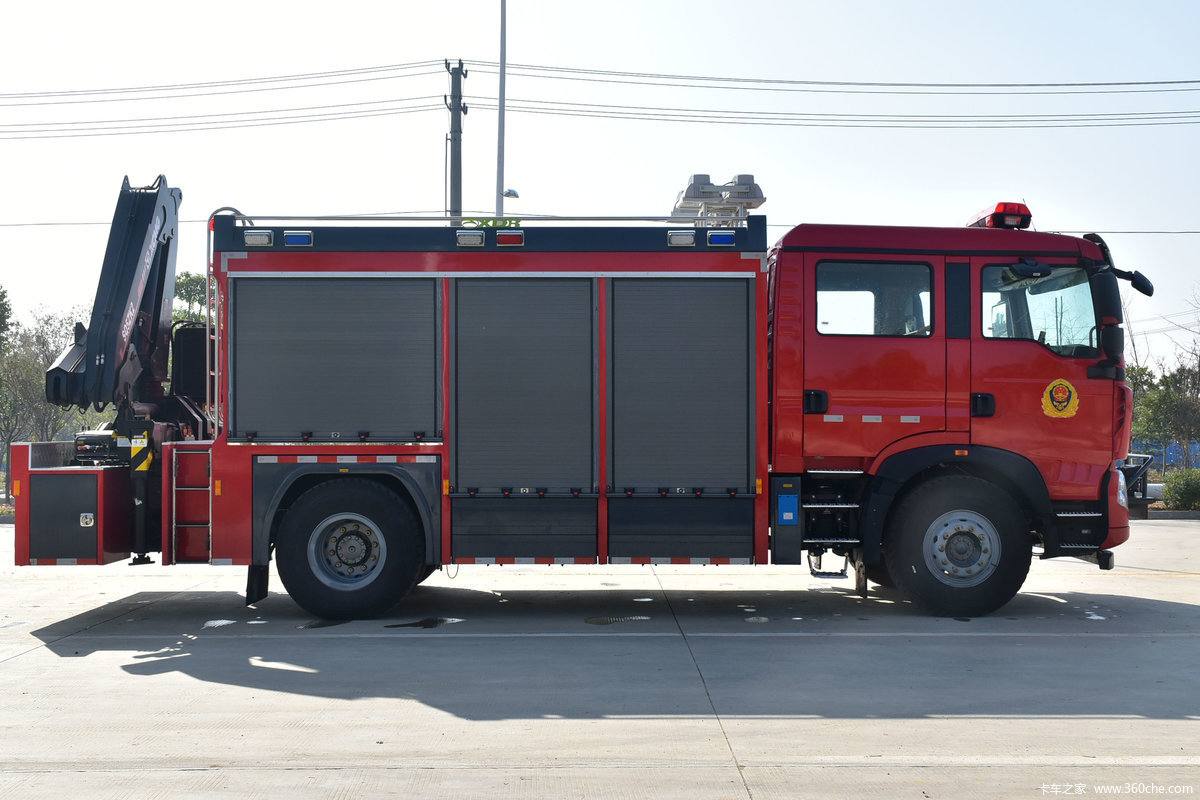 Sinotruk HOWO 4X2 emergency rescue fire truck