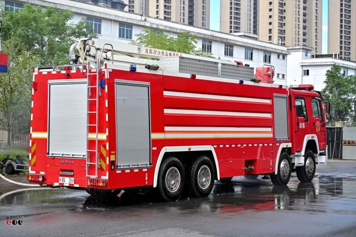 Sinotruk HOWO high-rise jet fire truck