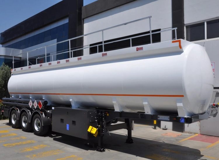 Cylindrical Tanker Semi Trailer