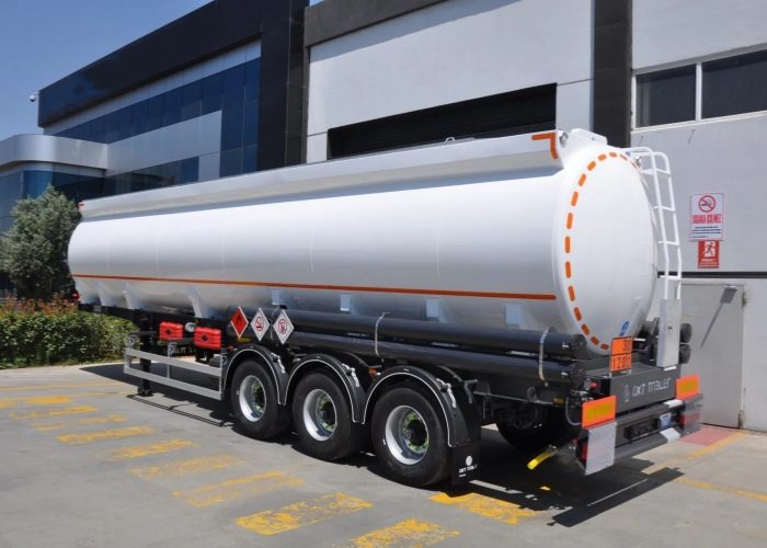 Cylindrical Tanker Semi Trailer