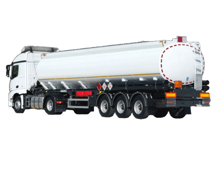 Elliptical Tanker Semi Trailer