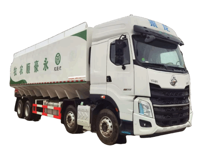 Chenglong 8x4 bulk feed truck