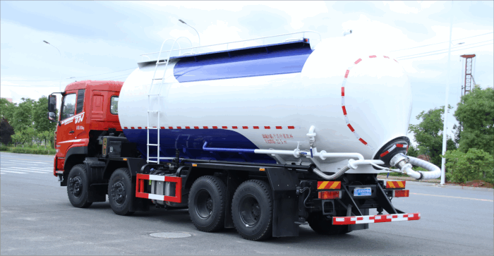 Dongfeng 8X4 Lift Bulk Cement Truck