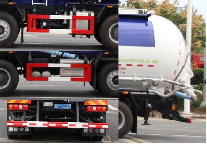 SHACMAN 8X4 Lifted Bulk Cement Truck