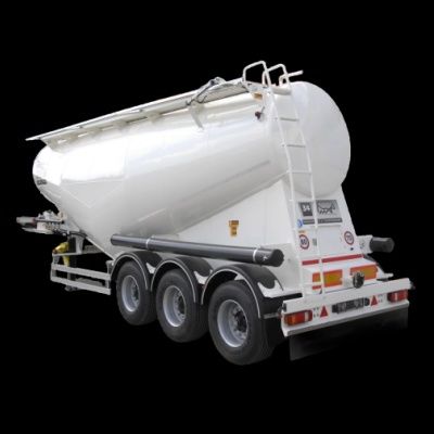 V-type bulk cement tank semi-trailer