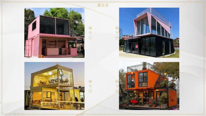 Creative commercial combination container series