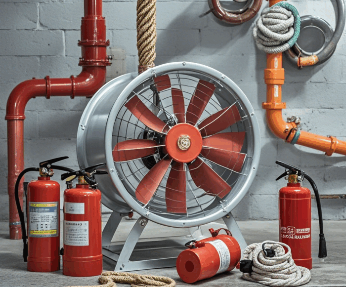 Ducted axial flow fan