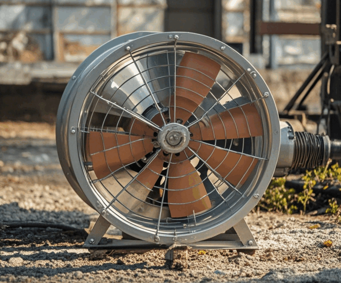 Ducted axial flow fan