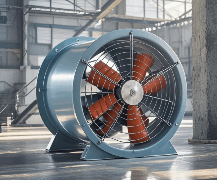 Ducted axial flow fan