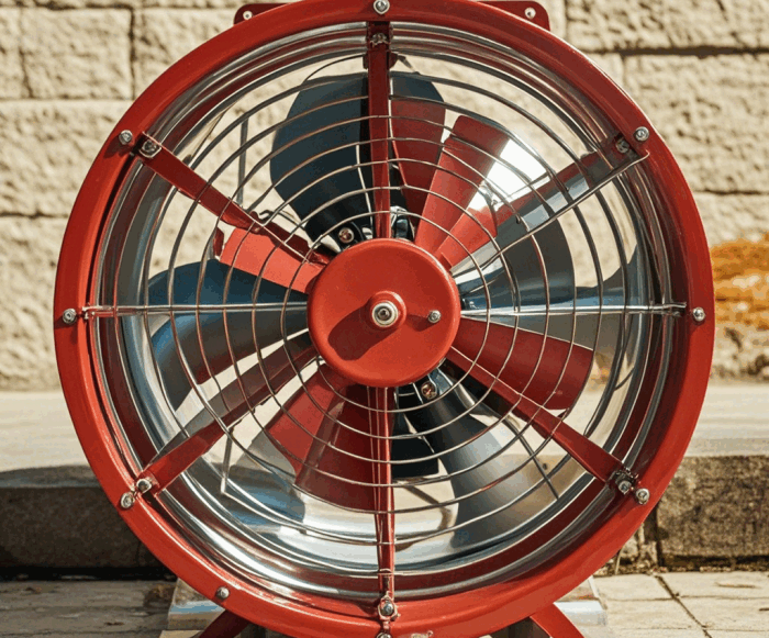 Ducted axial flow fan