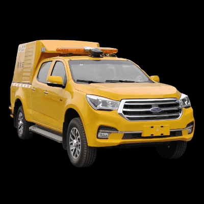 Communication repair and rescue vehicle
