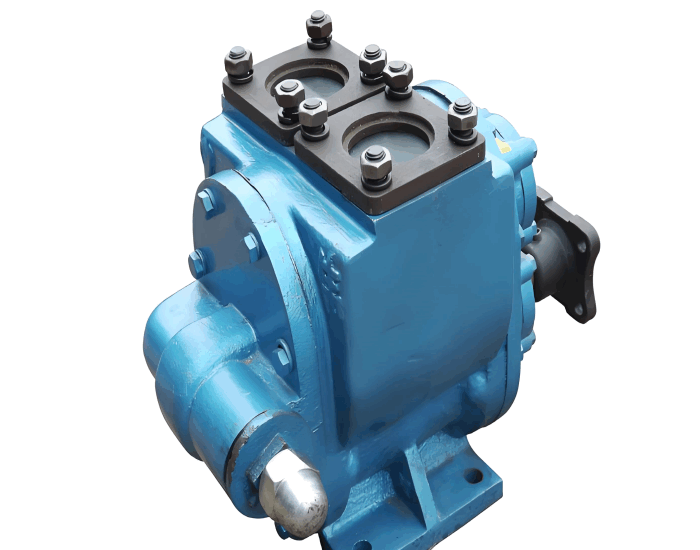Truck mounted circular arc gear oil pump