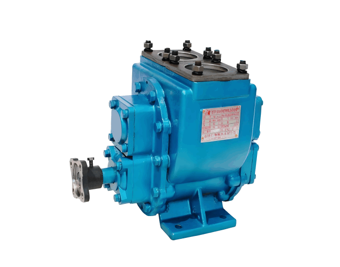 Truck mounted circular arc gear oil pump