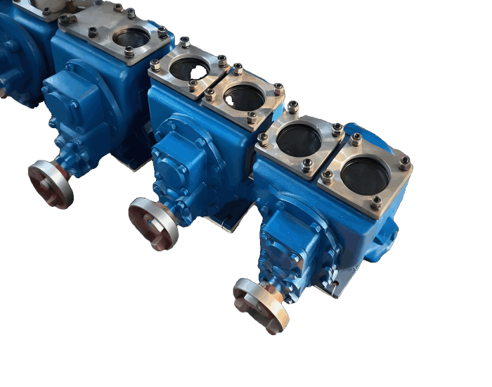 Truck mounted circular arc gear oil pump