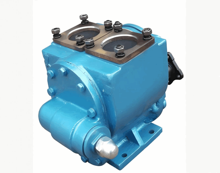 Truck mounted circular arc gear oil pump