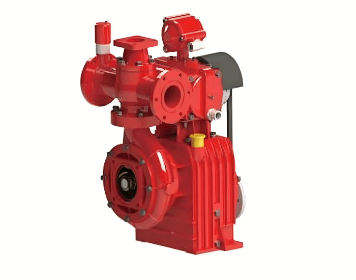 Truck mounted fire fighting pumps