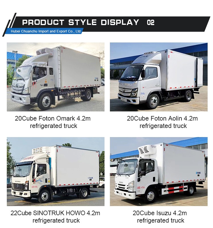 Fresh food refrigerated truck