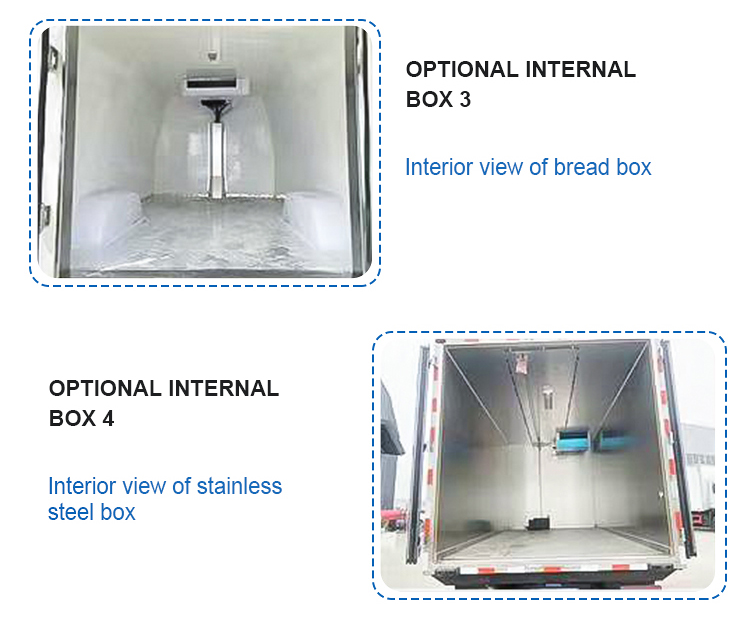 Fresh food refrigerated truck
