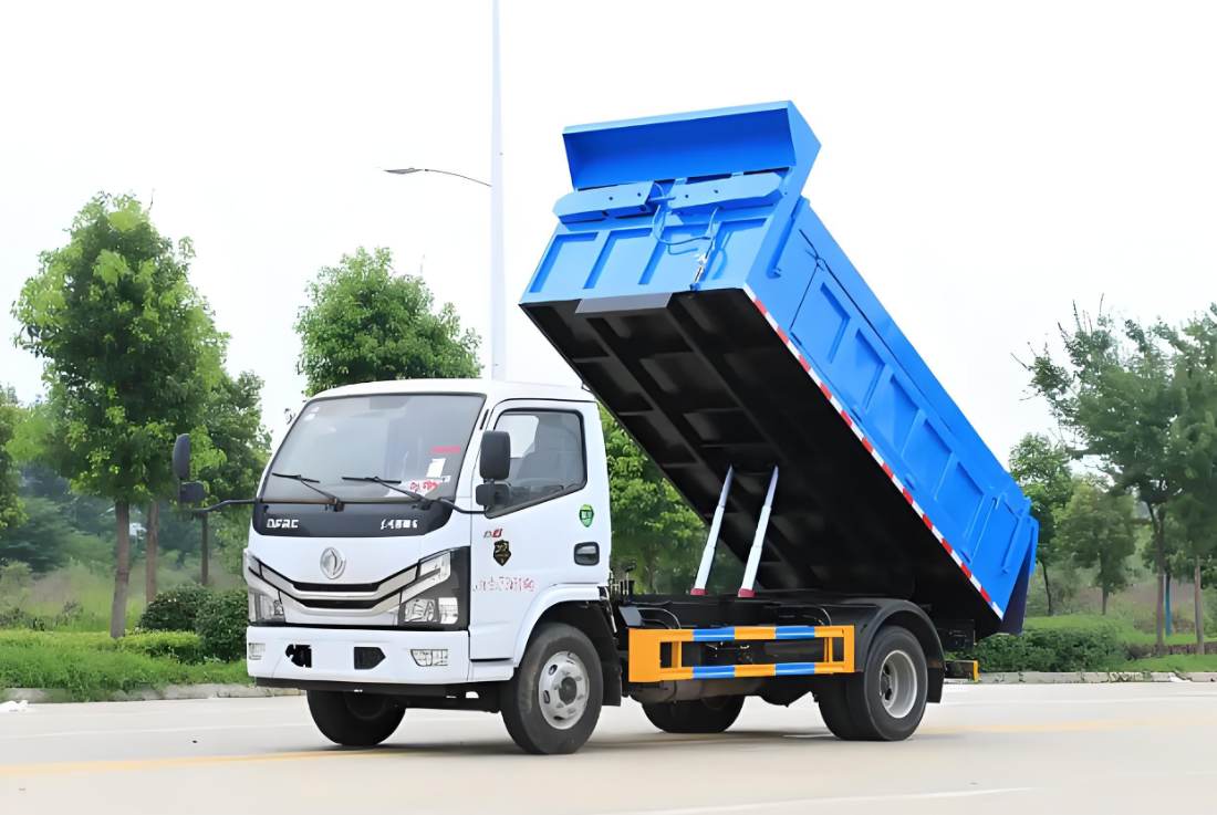 Dongfeng 2 tons dump garbage truck